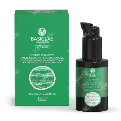 BasicLab Redukcja i Zwężenie Peeling kwasowy zmniejszający niedoskonałości 30 ml