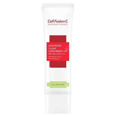 Cell Fusion C Advanced Clear Sunscreen 100 SPF 50+ PA++++ Krem przeciwsłoneczny dla skóry tłustej i problematycznej 50 ml