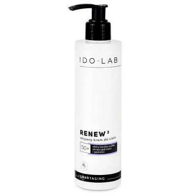 Ido Lab Renew3 Body Cream 50+ Intensywnie nawilżający aktywny krem do ciała dla skóry dojrzałej 250 ml