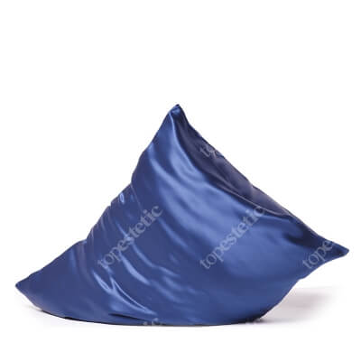 Slaap Silk Pillow Blue Jedwabna poszewka na poduszkę (granatowa) 1 szt.
