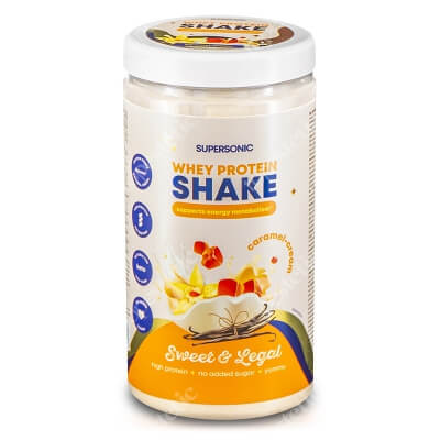Supersonic Whey Protein Shake Proteinowy shake wspierajacy metabolizm - Karmel, śmietanka 560 g