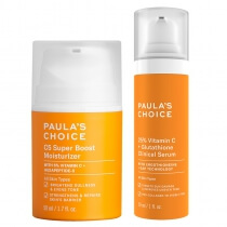 Paulas Choice Vitamin C Premium Set ZESTAW Serum kliniczne z 25% witaminą C i glutationem 30 ml + Mocno nawilżający krem do twarzy z 5% witaminą C 50 ml