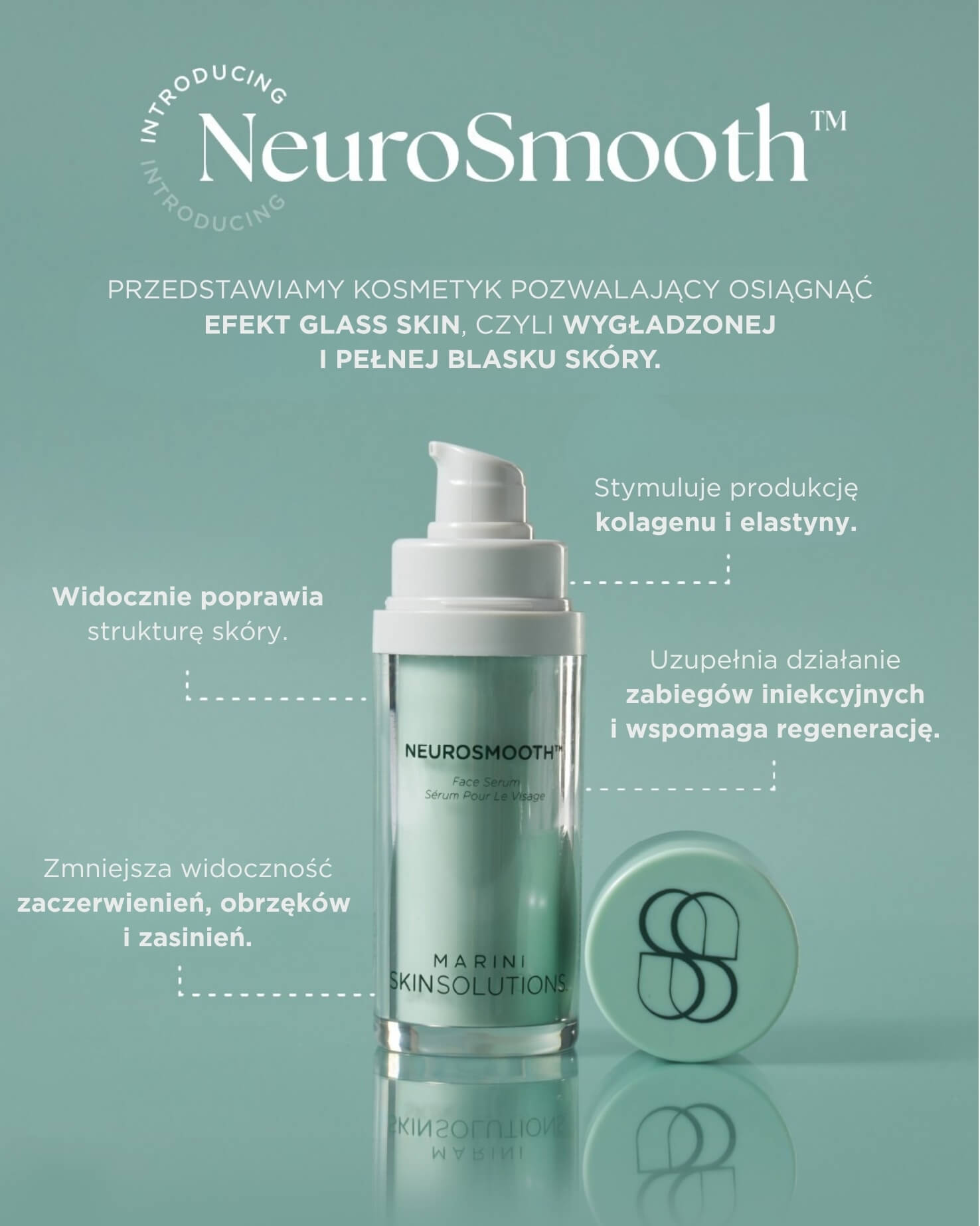 NeuroSmooth™ Face Serum od Marini SkinSolutions™ - skóra gładka jak tafla szkła