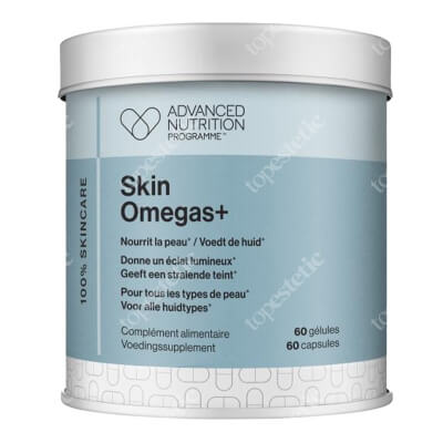 Advanced Nutrition Pr. Skin Omegas + Witamina A dla zdrowej skóry oraz omega 3 i 6, 60 kaps.