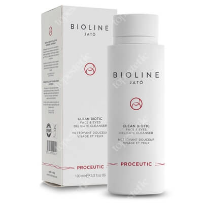 Bioline Jato Clean Biotic Face And Eyes Delicate Cleanser Preparat oczyszczający do twarzy i oczu 100 ml