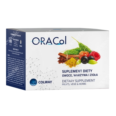 Colway ORACol Suplement diety Owoce, Warzywa i Zioła 60 kaps.