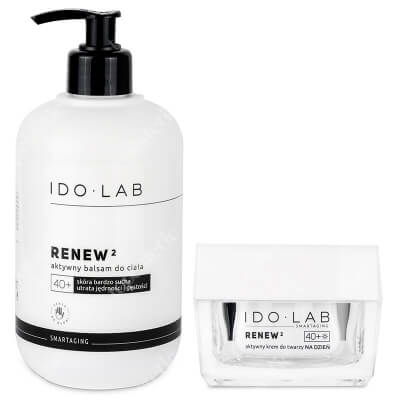 Ido Lab Renew2 Body And Face 40+ ZESTAW Balsam do ciała 500 ml + Krem do twarzy na dzień 50 ml