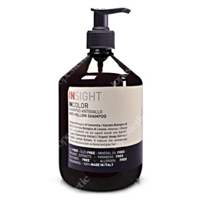 InSight InColor Anti Yellow Shampoo Szampon niwelujący żółte tony 400 ml
