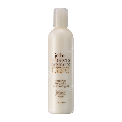 John Masters Organics Bare Unscented Body Lotion For All Skin Types Bezzapachowy lotion do ciała 236 ml