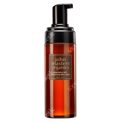 John Masters Organics Bearberry Skin Balancing Face Wash Regulująca pianka do mycia twarzy z mącznicy lekarskiej 177 ml