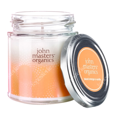 John Masters Organics Blood Orange & Vanilla Candle Sojowa świeca zapachowa - Czerwona pomarańcza & Wanilia 184 g