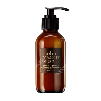 John Masters Organics Jojoba & Ginseng Exfoliating Face Cleanser Peeling do twarzy z jojobą i żeń-szeniem 118 ml