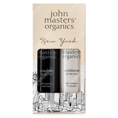 John Masters Organics New York Set - For Dry Hair ZESTAW Szampon do suchych włosów 236 ml + Intensywna odżywka 236 ml