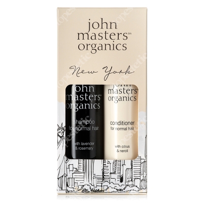 John Masters Organics Set For Normal Hair 2020 ZESTAW Lawenda i rozmaryn - szampon 236 ml + Cytrus i gorzka pomarańcza – odżywka 236 ml