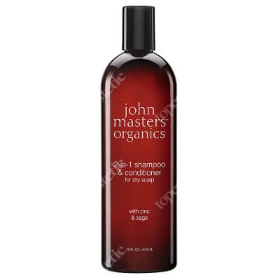 John Masters Organics Zinc & Sage Shampoo With Conditioner Cynk i szałwia - szampon z odżywką do suchej skóry głowy 473 ml