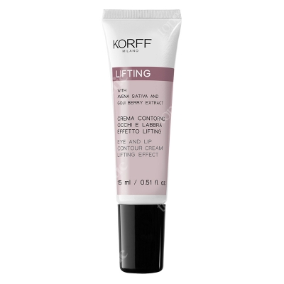 Korff Eye and Lip Contour Cream Lifting Effect Krem modelujący do skóry wokół oczu i ust 15 ml