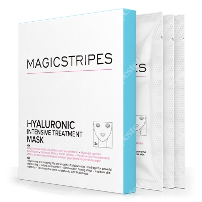Magicstripes Hyaluronic Intensive Treatment Mask Intensywna kuracja hialuronowa 3 szt.