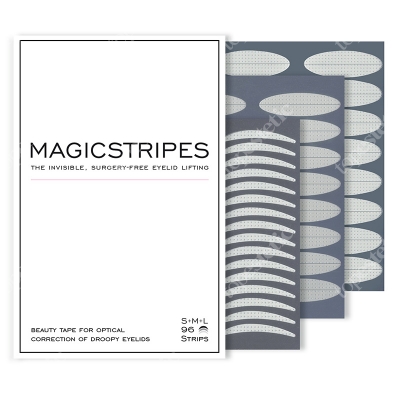 Magicstripes Magicstripes S+M+L Zestaw niewidocznych pasków liftingujących powieki (rozmiar S+M+L) 96 pasków