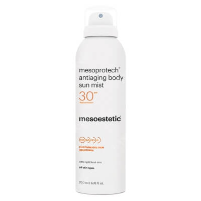 Mesoestetic Mesoprotech Antiaging Body Sun Mist SPF 30 Mgiełka do ciała 200 ml