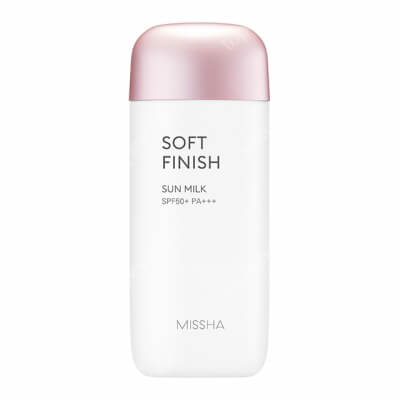 Missha All Around Safe Block Soft Finish Sun Milk SPF50+/PA+++ Lekki i odświeżający krem ochronny 70 ml