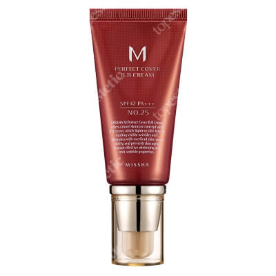 Missha M Perfect Cover BB Cream SPF 42/PA+++ Krem BB chroniący przed promieniami UV (No.25 kolor Warm Beige) 50 ml