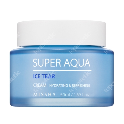 Missha Super Aqua Ice Tear Cream Lekki krem nawilżający 50 ml