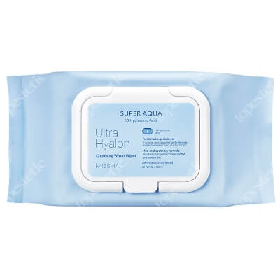 Missha Super Aqua Ultra Hyalron Cleansing Water Wipes Oczyszczające chusteczki 30 szt.
