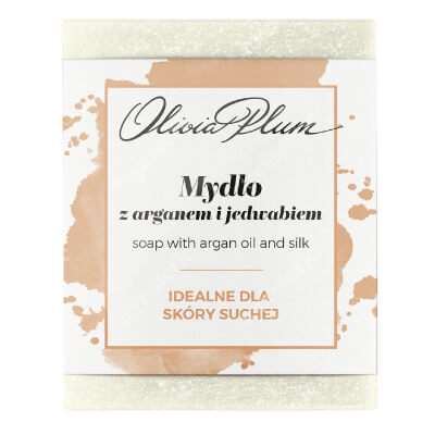 Olivia Plum Soap with Argan Oil and Silk Mydło z arganem i jedwabiem 100 g