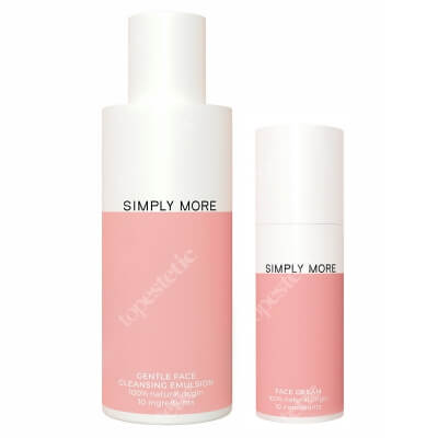 Simply More Face Cream 1 + Gentle Face Cleansing Emulsion ZESTAW Krem do twarzy 50 ml + Emulsja do mycia twarzy 150 ml
