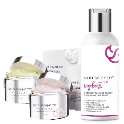 Skin Science All Day Care ZESTAW Tonik do twarzy 150 ml + Krem na dzień 50 ml + Krem na noc 50 ml