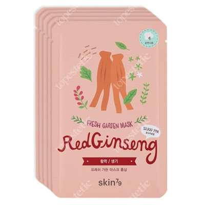 Skin79 Red Ginseng Fresh Garden Mask ZESTAW Maska w płacie 5x23 g