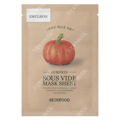 Skinfood Pumpkin Sous Vide Mask Sheet Maseczka w płachcie - dynia 20 g