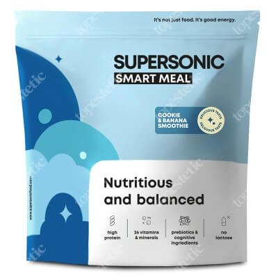Supersonic Smart Meal Pełnowartościowy posiłek o smaku ciasteczkowo-bananowego smoothie 1300 g