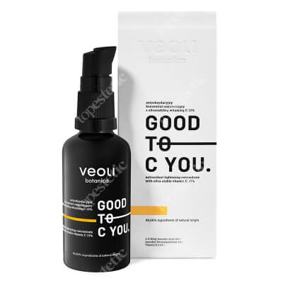 Veoli Botanica Good to C You Antyoksydacyjny koncentrat rozjaśniający z ultrastabilną witaminą C 15% 40 ml