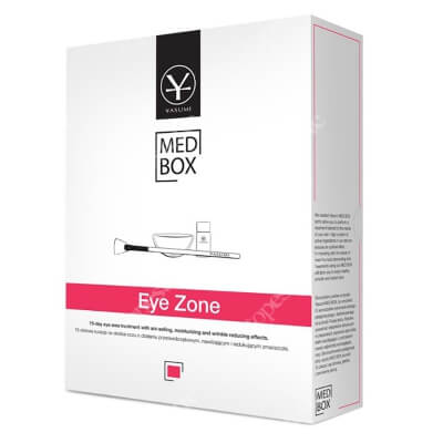 Yasumi Eye Zone MedBox Zestaw 5 ampułek na okolice oczu o działaniu przeciw obrzękowym, nawilżającym i redukującym zmarszczki.