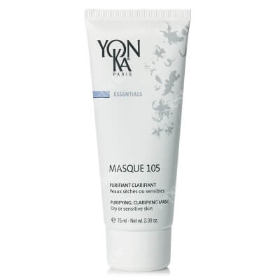 Yonka Masque 105 Maska oczyszczająco-detoksykująca do skóry suchej i wrażliwej 75 ml