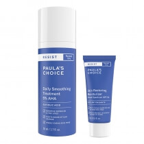 Paulas Choice Resist Skin Care ZESTAW Antyoksydacyjny krem przeciwzmarszczkowy z filtrem 15 ml + Kuracja wygładzająca na dzień do skóry dojrzałej 50 ml